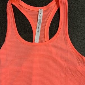 Lululemon Swiftly Razorback Size 8 SUNSET
